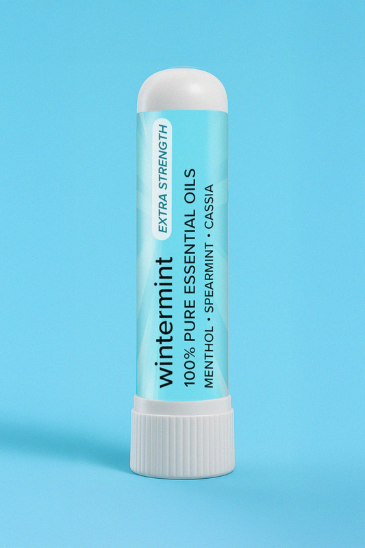 Menthol and Peppermint and Spearmint Essential Oil Inhaler Nasal Stick for Congestion Relief and calm