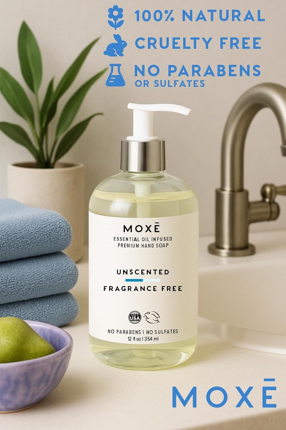 Unscented Liquid Hand Soap - 12 ounces