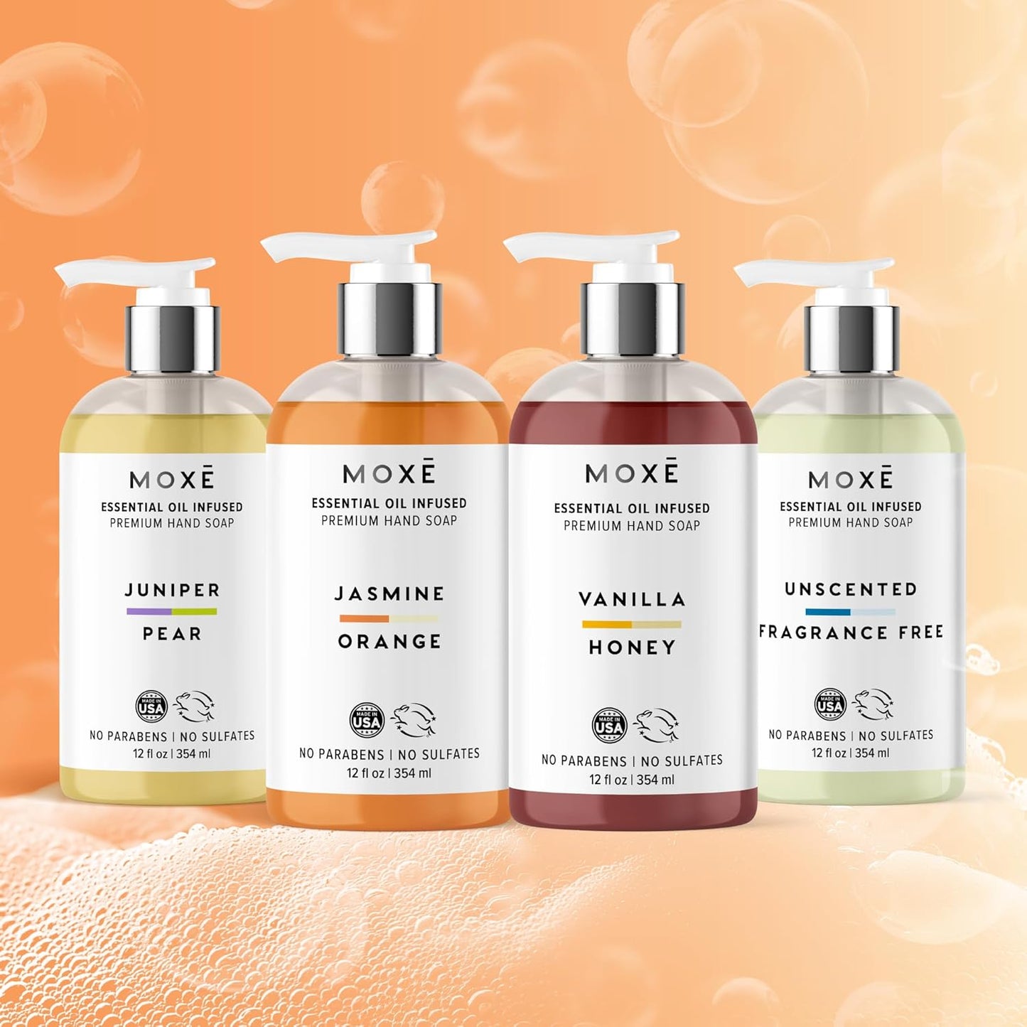 Liquid Hand Soap Variety 4 Pack - 12 Ounces