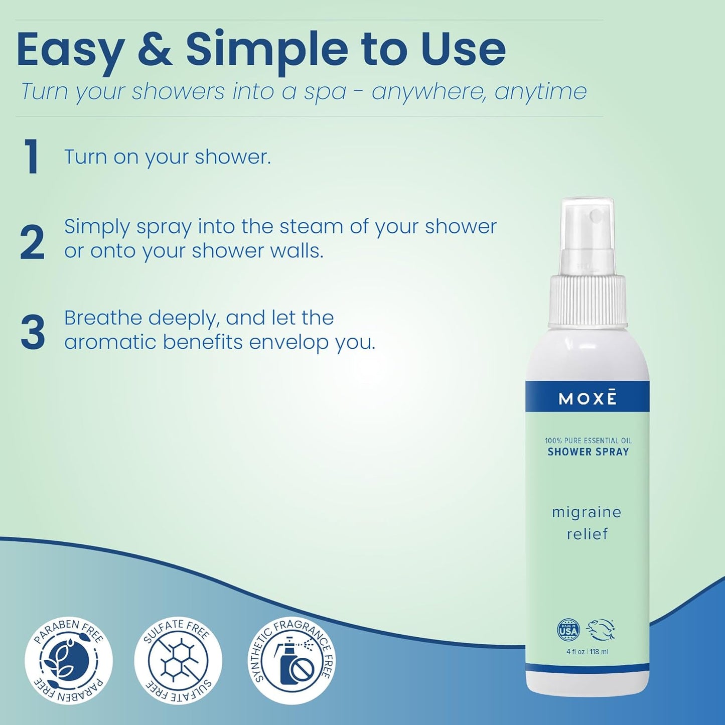 Migraine Shower Spray