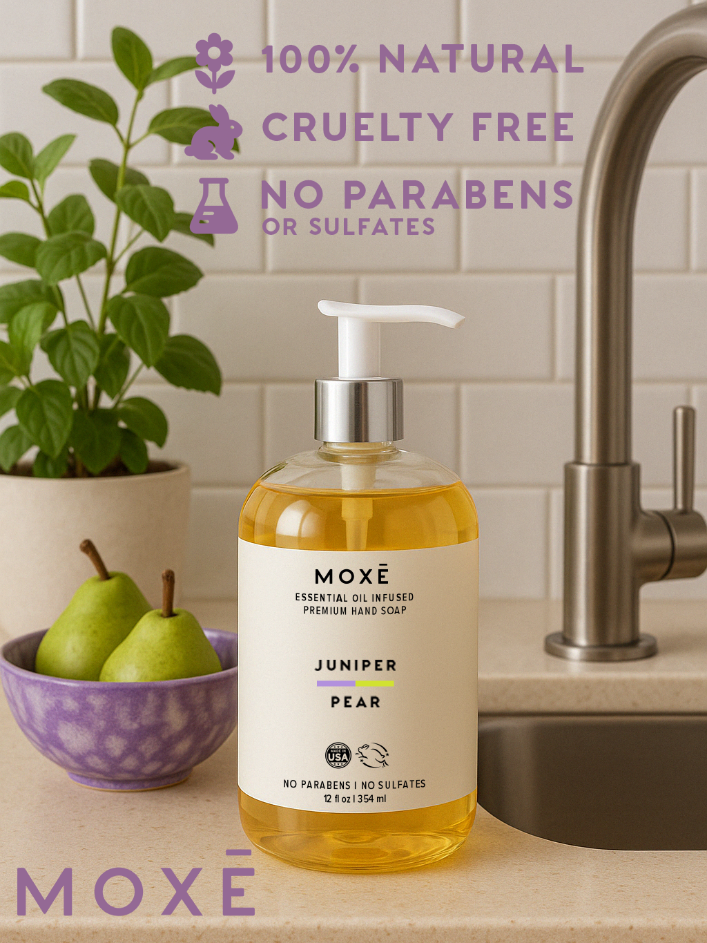 Juniper Pear Liquid Hand Soap - 12 ounces