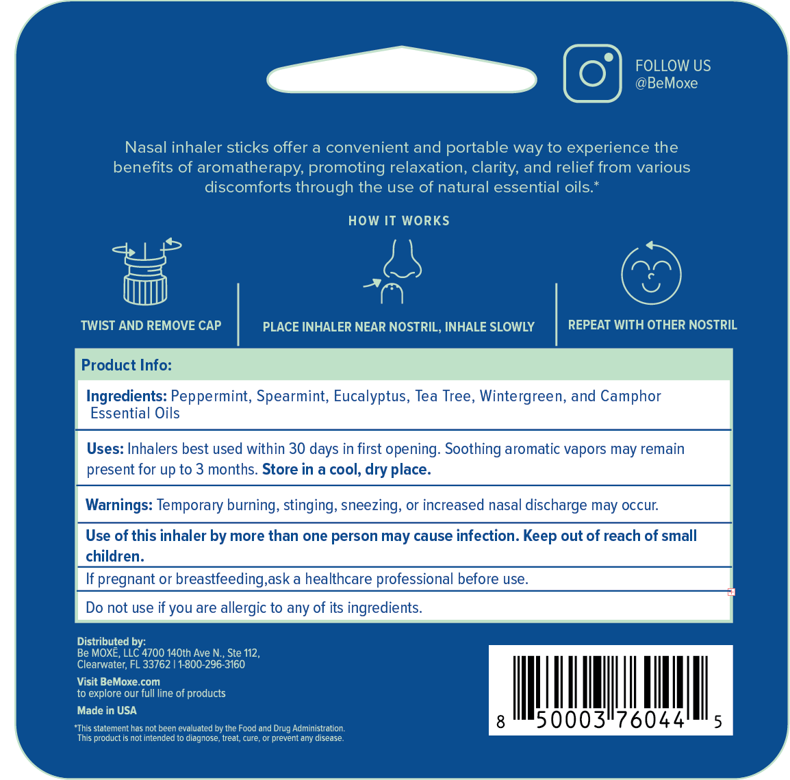 Migraine Relief Nasal Inhaler