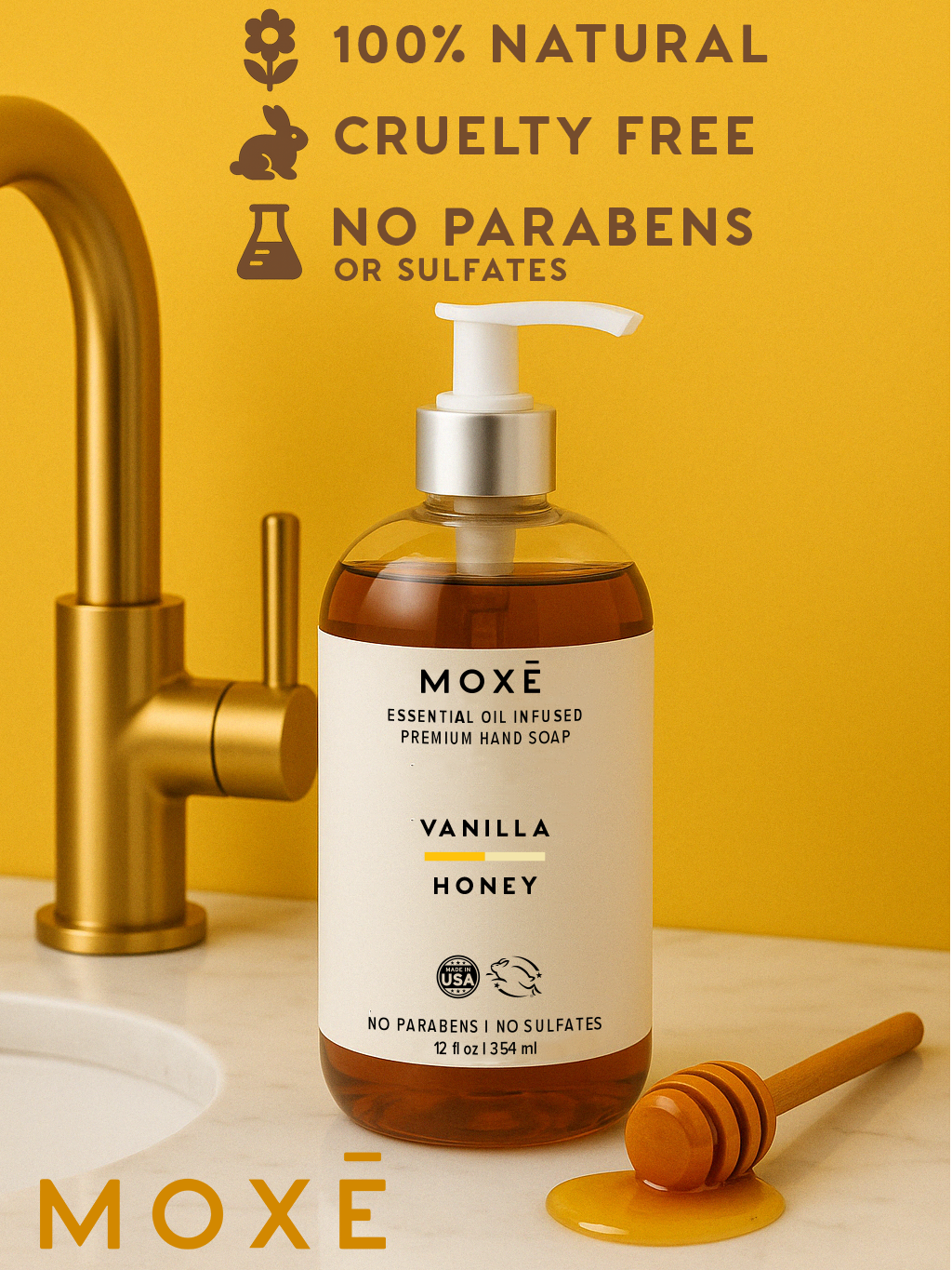 Vanilla Honey Liquid Hand Soap - 12 ounces