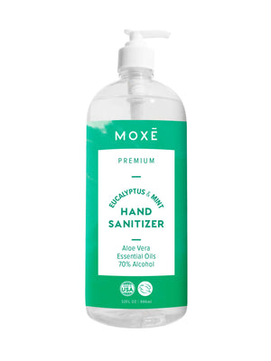 MOXĒ Premium Eucalyptus Mint Hand Sanitizer