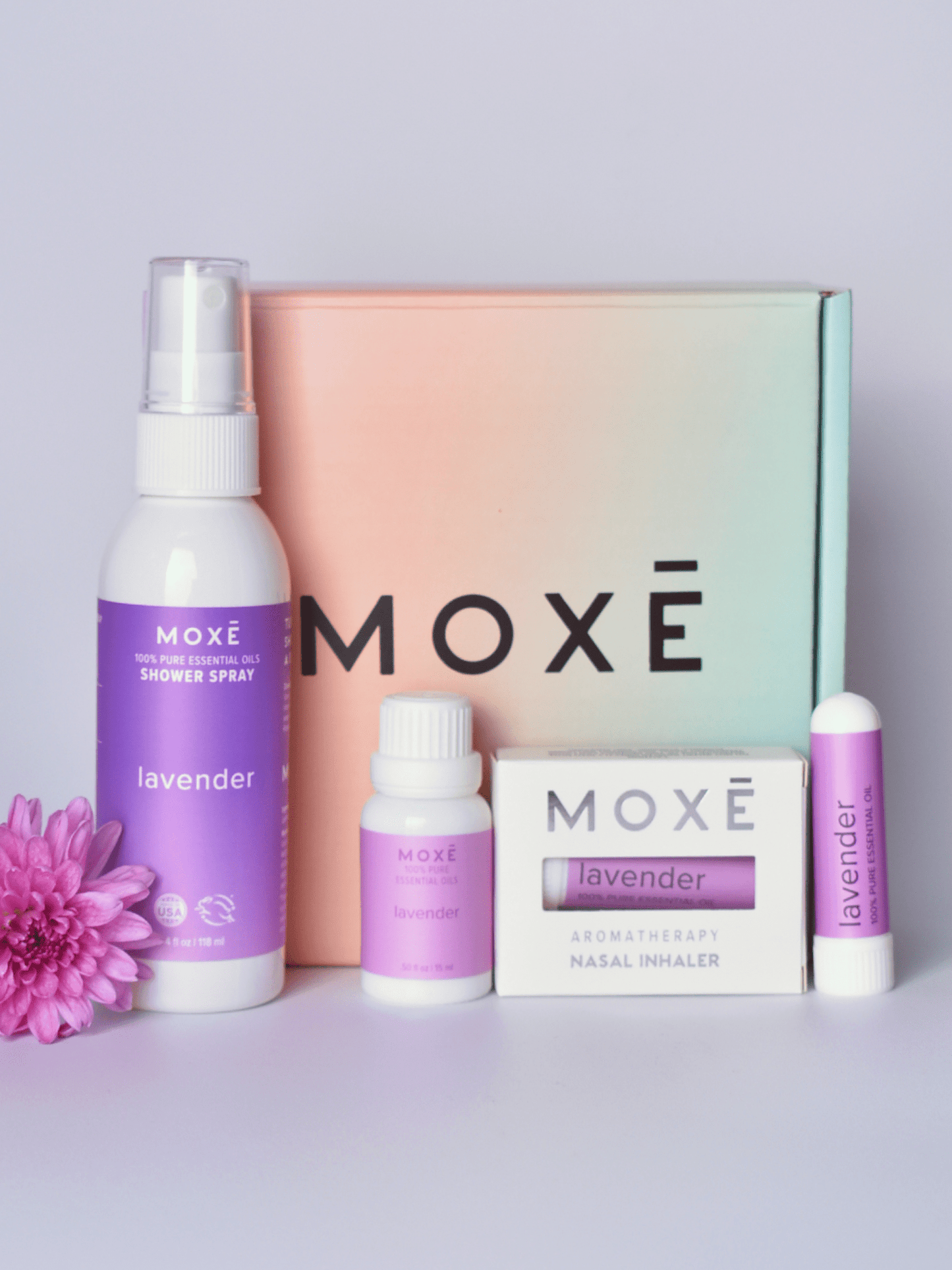 MOXĒ Lavender Aromatherapy Gift Set