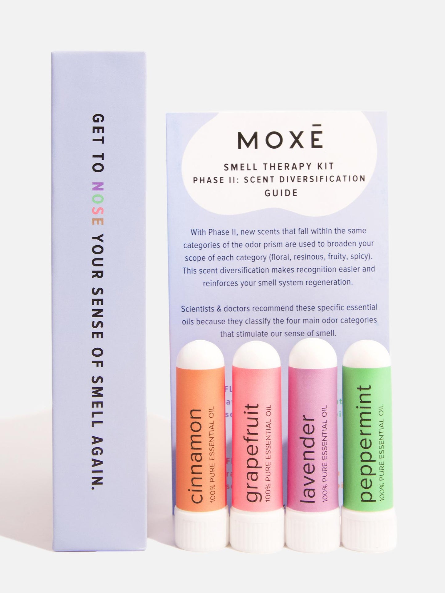 MOXĒ Smell Therapy Kit Phase II: Scent Diversification featuring the aromatherapy inhalers