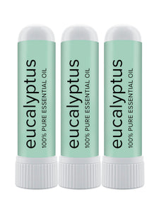 Pack of 3 MOXĒ Eucalyptus Aromatherapy Nasal Inhaler