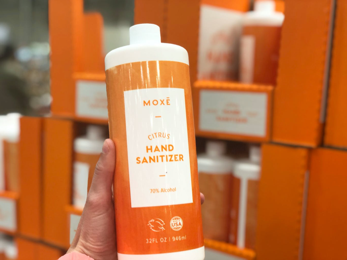MOXĒ hand sanitizer available at Costco nationwide