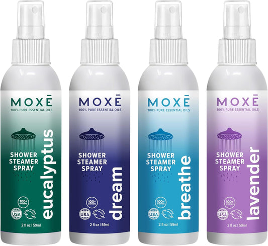 Shower Steamer Spray Variety Pack (2 oz, Pack of 4)