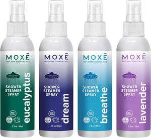Shower Steamer Spray Variety Pack (2 oz, Pack of 4)