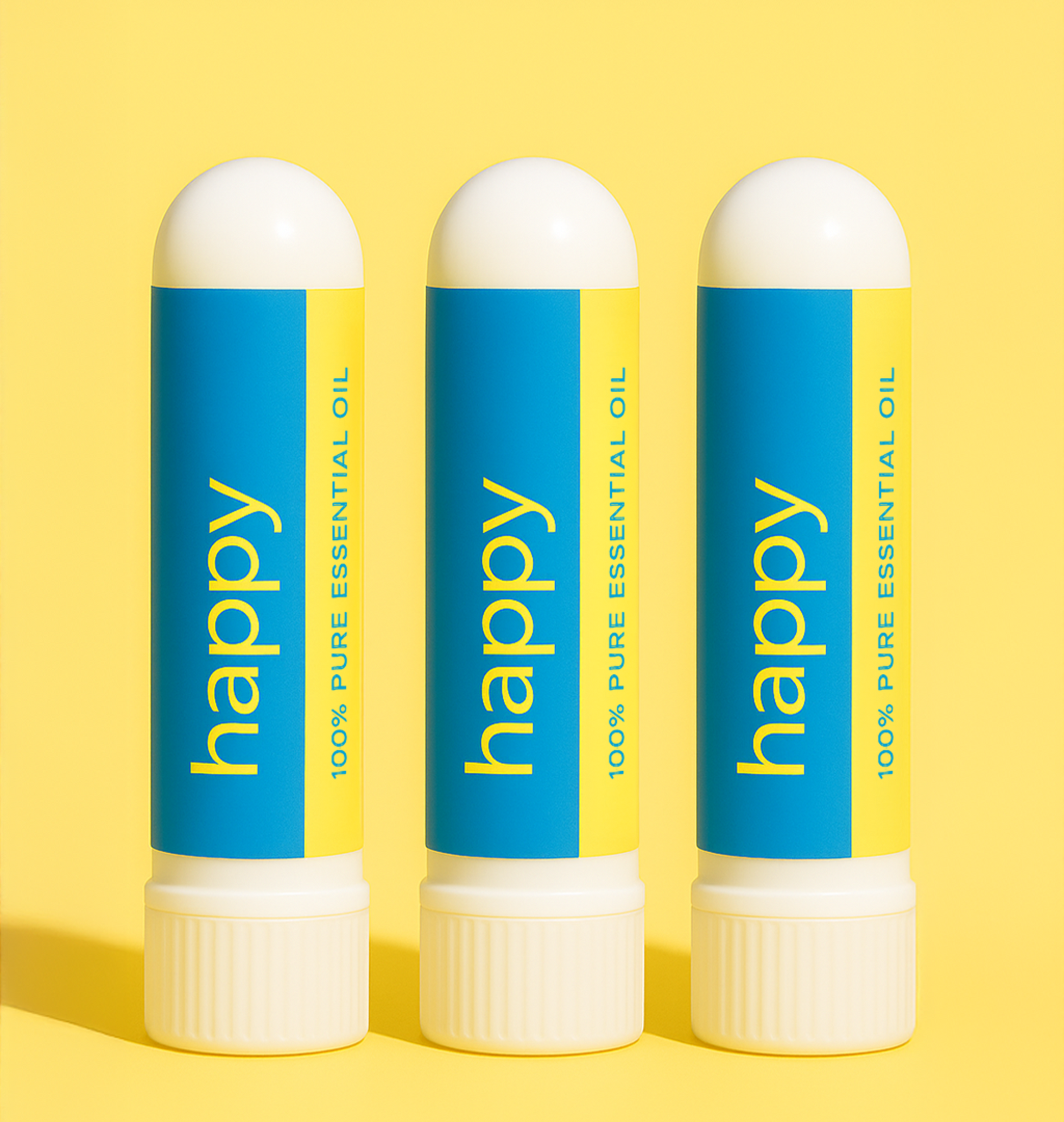 Happy Nasal Inhaler | Uplifting Aromatherapy for Joy & Positivity