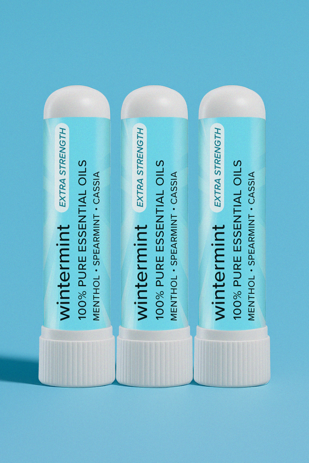 Menthol and Peppermint and Spearmint Essential Oil Inhaler Nasal Stick for Congestion Relief and calm