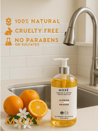 Jasmine Orange Liquid Hand Soap - 12 ounces