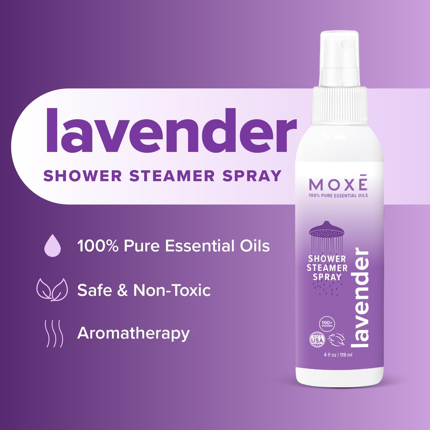 Lavender Shower Steamer Spray | Relaxing Aromatherapy Shower Mist