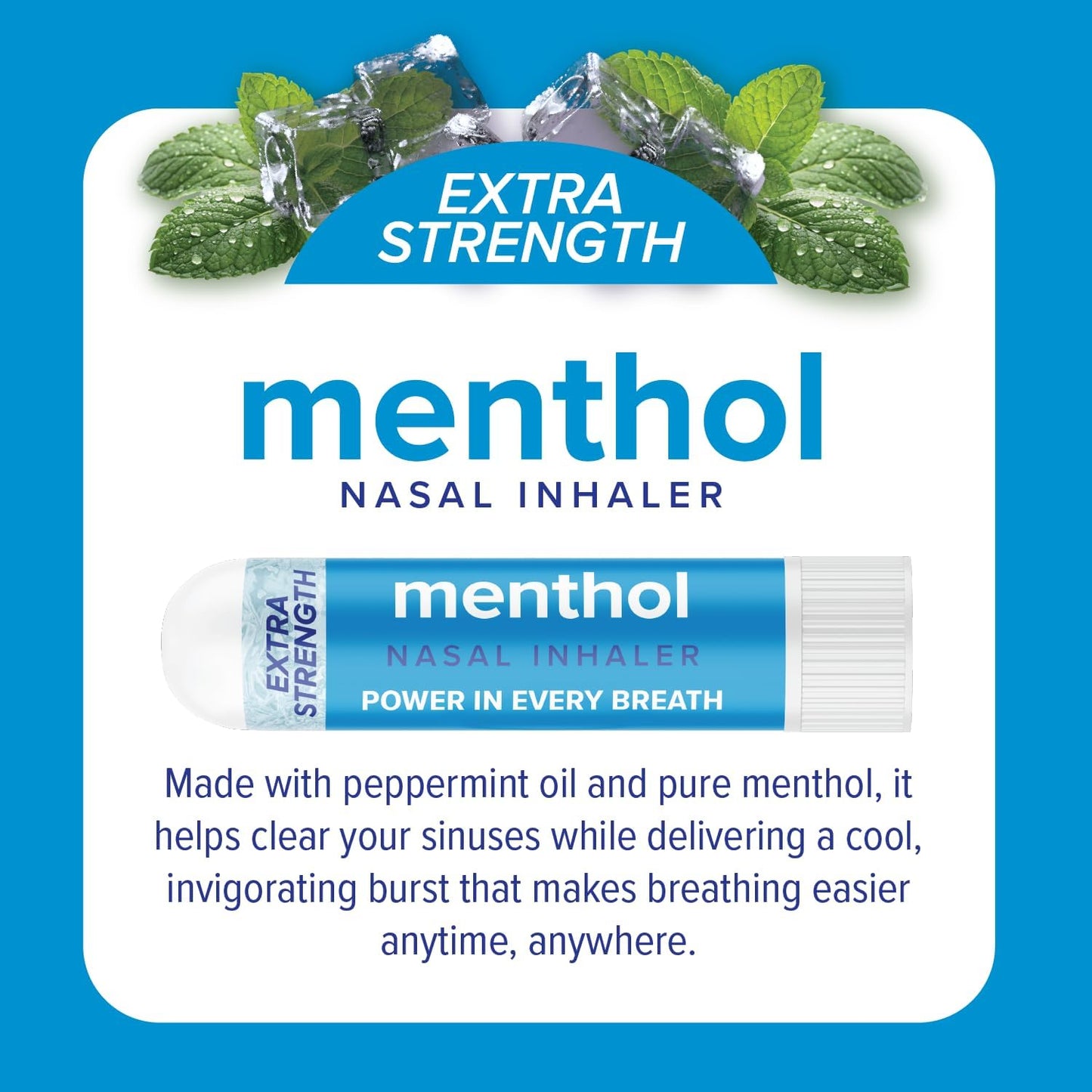 Menthol Extra Strength Nasal Stick