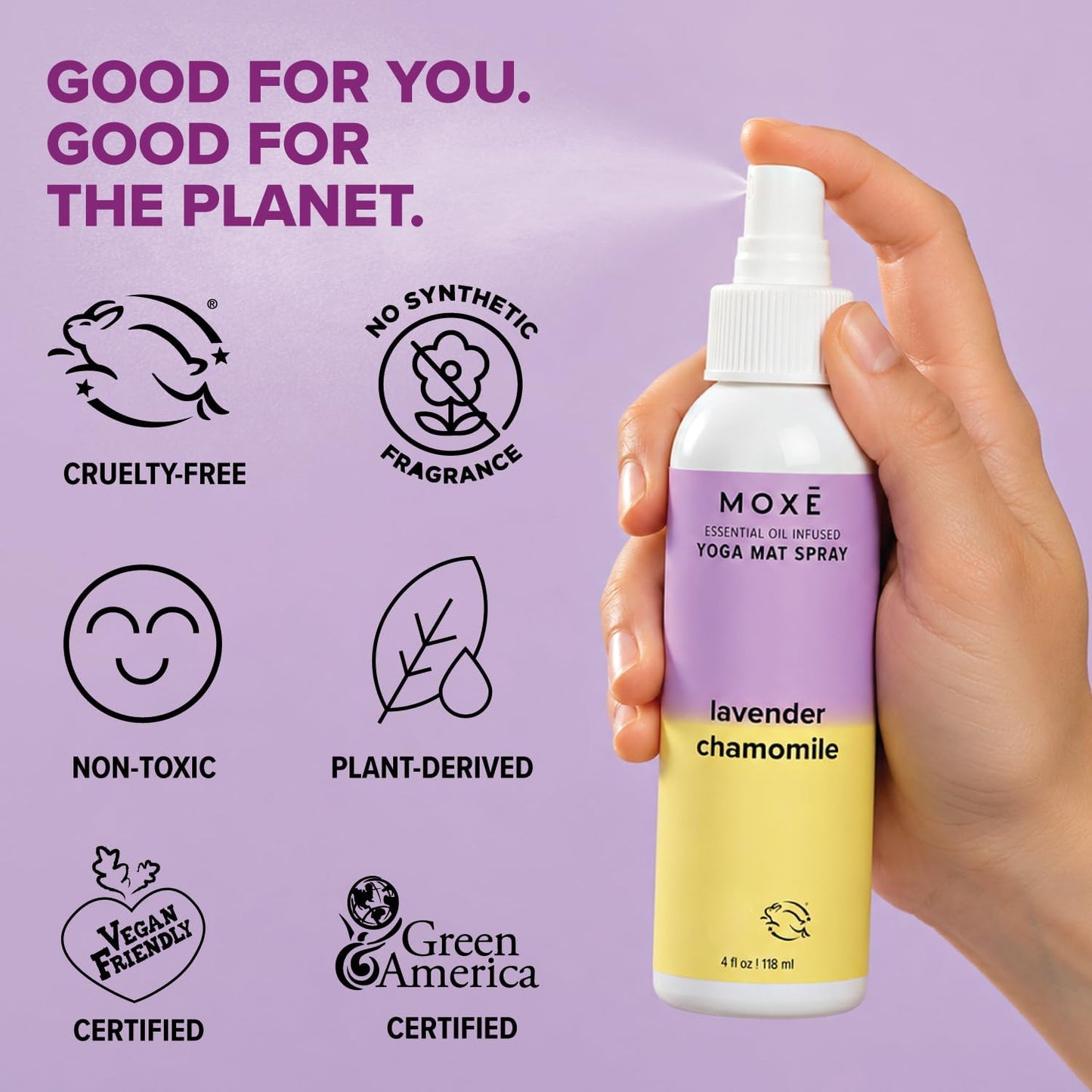 Lavender Chamomile Yoga Mat Cleaning Spray