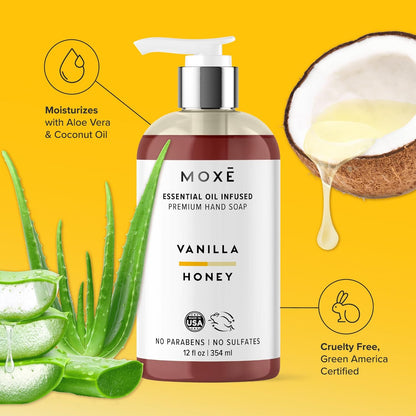 Vanilla Honey Liquid Hand Soap - 12 ounces