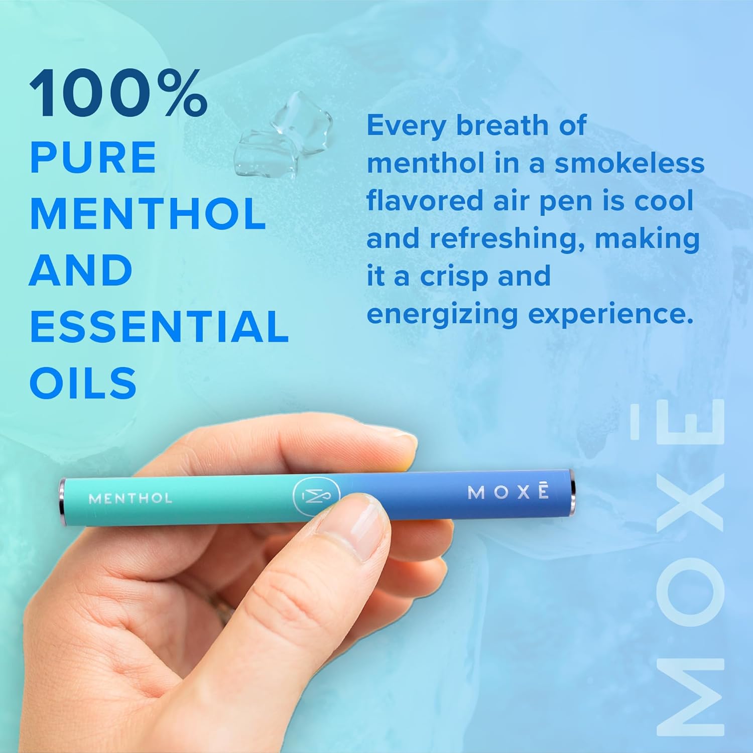 Menthol Smokeless Air Device | Crisp, Cooling Mint Inhale by MOX Menthol Smokeless Air Device | Crisp, Cooling Mint Inhale by MOX