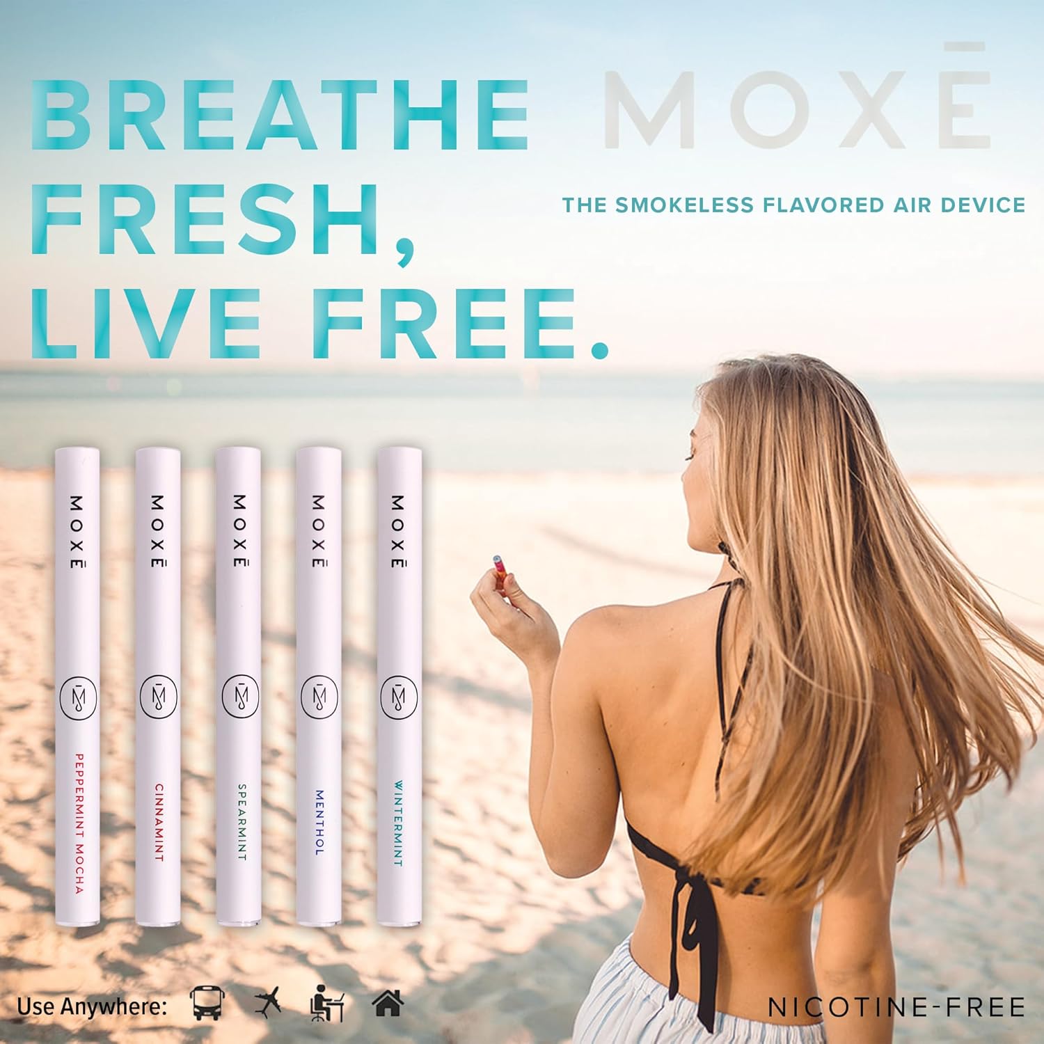 Wintermint Smokeless Air Pen | Icy Cool Mint Flavor by MOXĒ