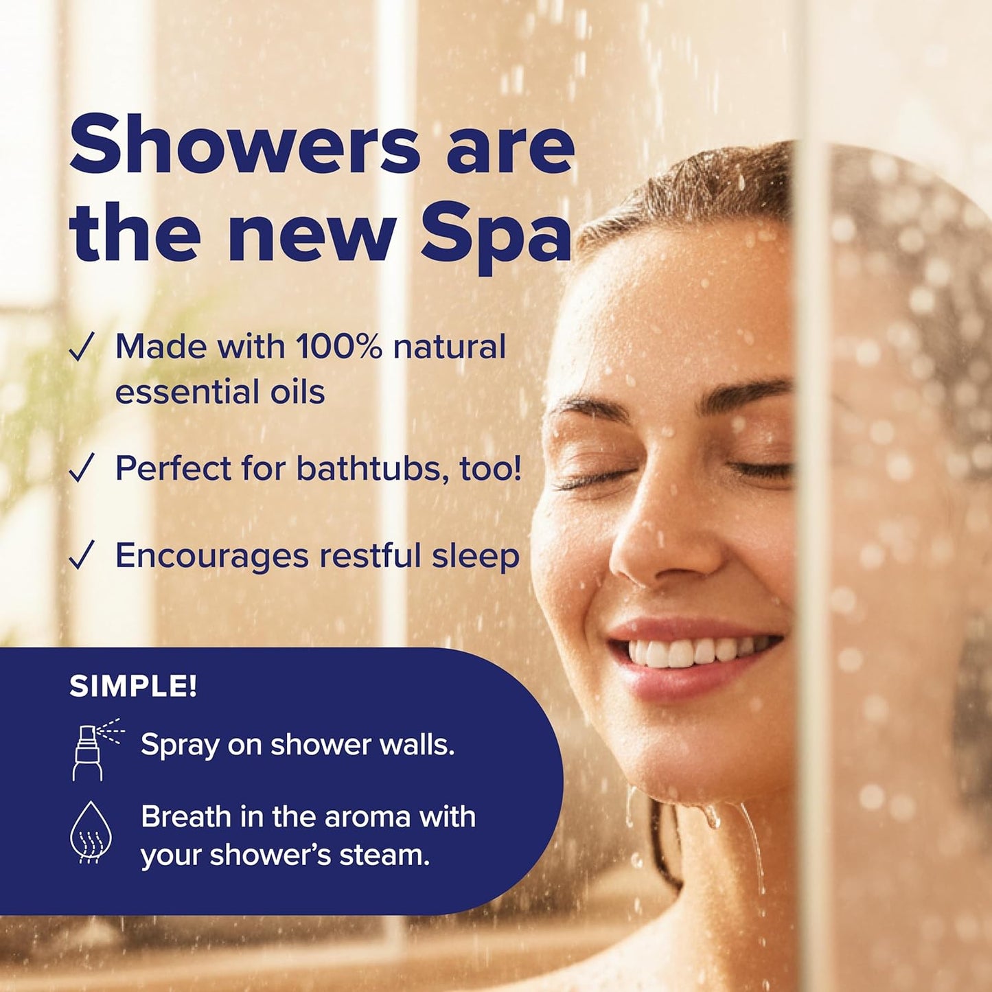 Shower Steamer Spray Variety Pack (2 oz, Pack of 4)