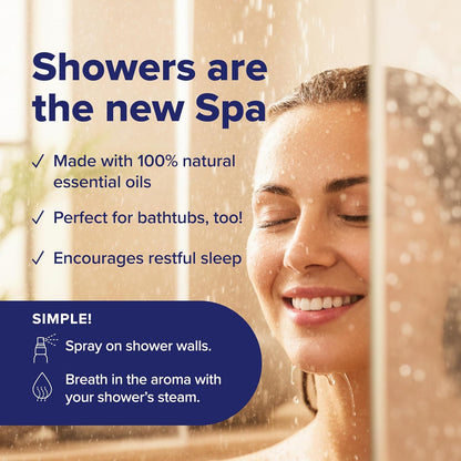 Shower Steamer Spray Variety Pack (2 oz, Pack of 4)