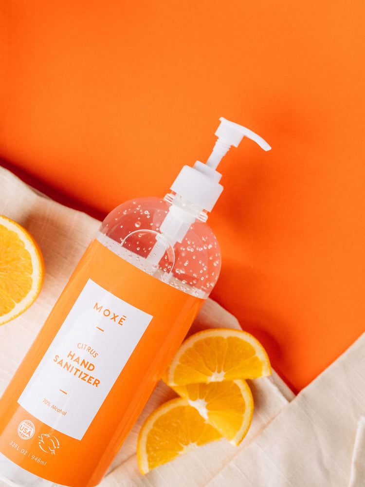 MOXĒ Citrus Hand Sanitizer for everyday use