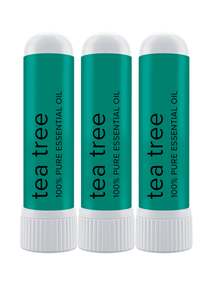 MOXĒ Tea Tree Aromatherapy Nasal Inhaler 3-Pack