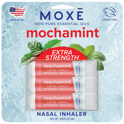 MOXĒ Mochamint Extra Strength Nasal Inhaler | Menthol, Coffee MOXĒ Mochamint Extra Strength Nasal Inhaler | Menthol, Coffee