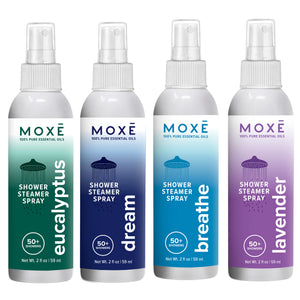 Shower Steamer Spray Variety Pack (2 oz, Pack of 4)