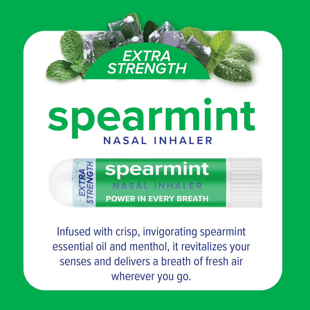 Spearmint Extra Strength Nasal Inhaler