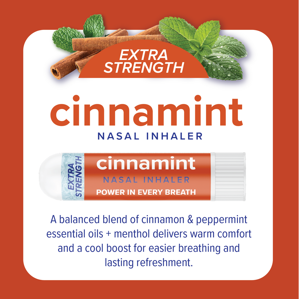 Cinnamint Extra Strength Nasal Inhaler