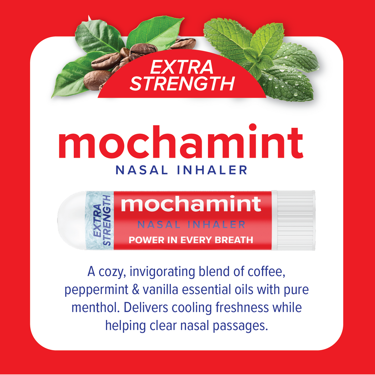 Mochamint Extra Strength Nasal Inhaler