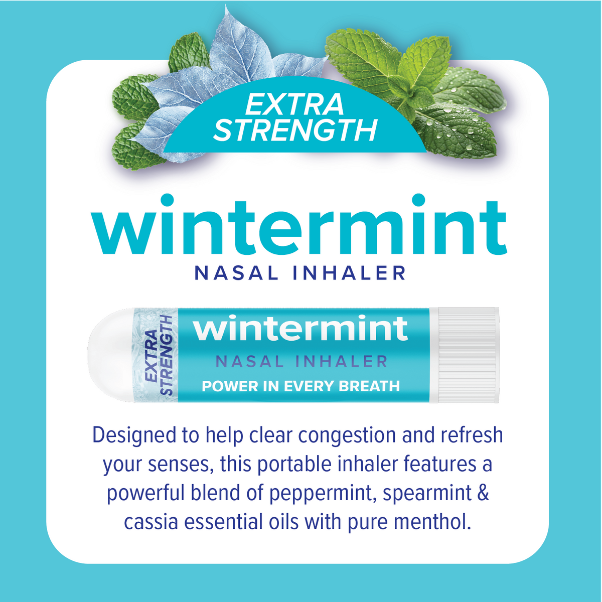Wintermint Extra Strength Nasal Inhaler