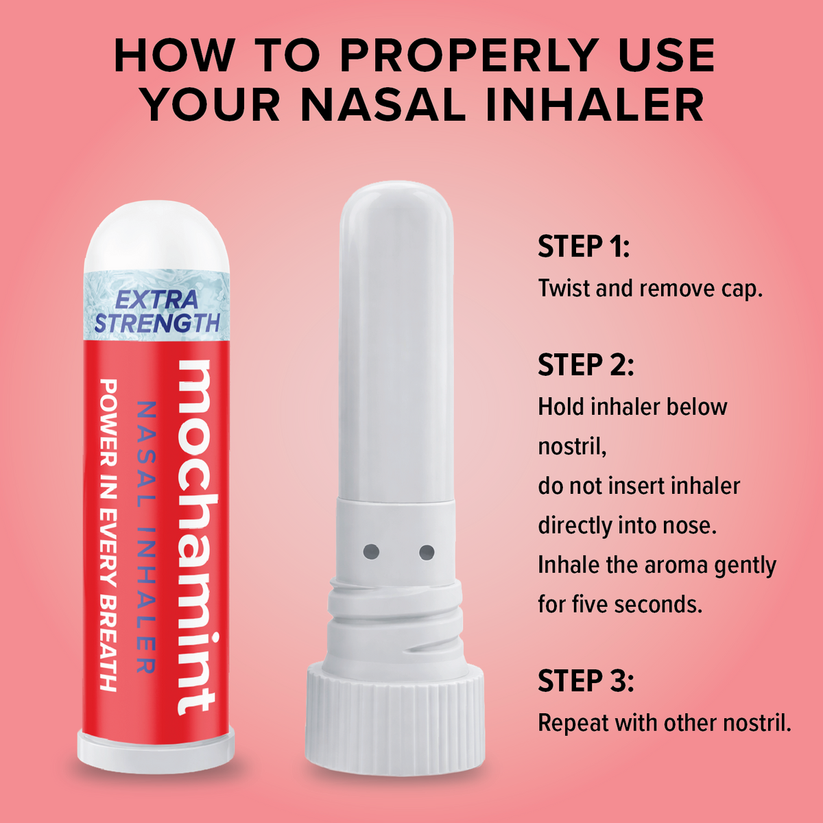 Mochamint Extra Strength Nasal Inhaler
