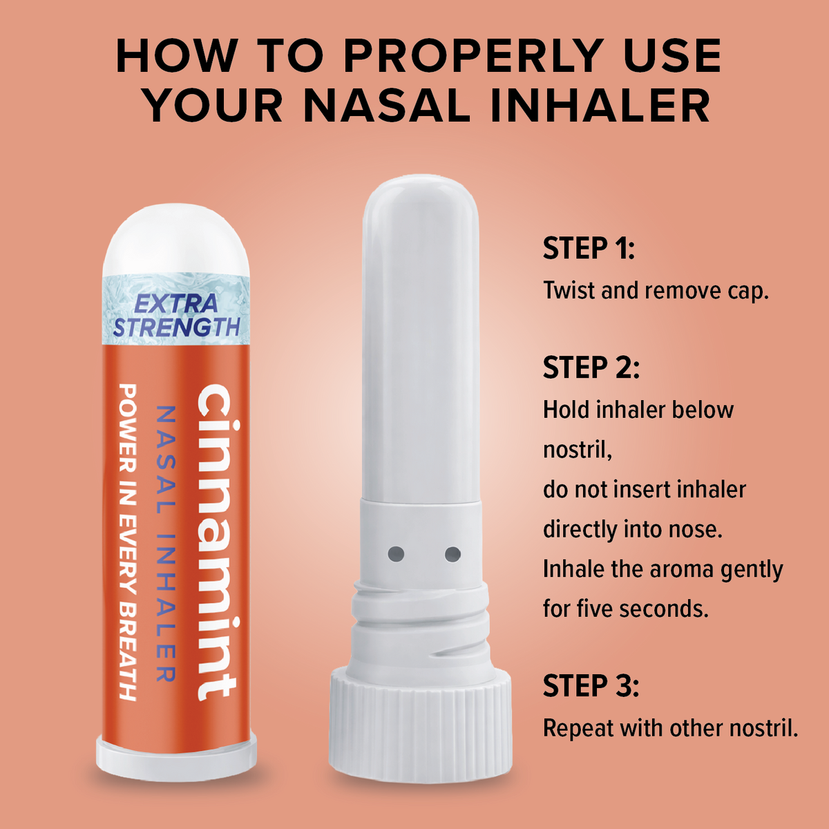 Cinnamint Extra Strength Nasal Inhaler