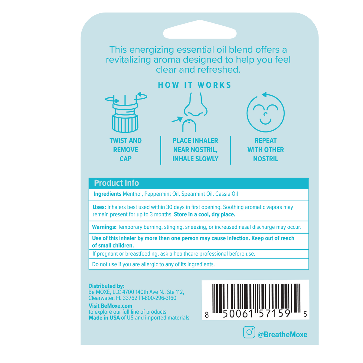 Wintermint Extra Strength Nasal Inhaler