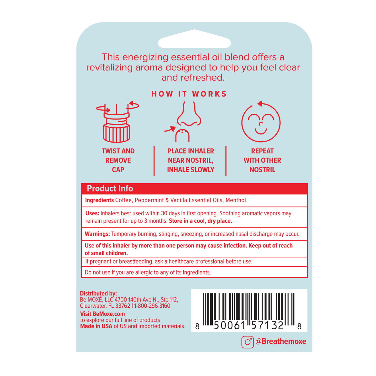 Mochamint Extra Strength Nasal Inhaler