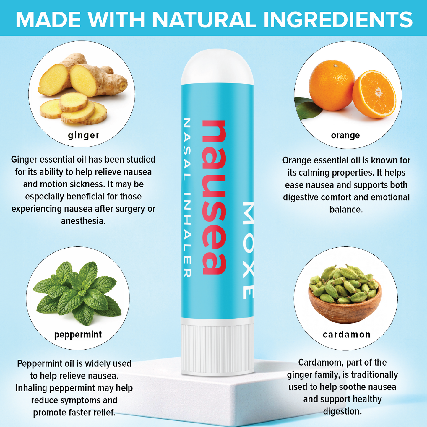 Nausea Relief Nasal Inhaler