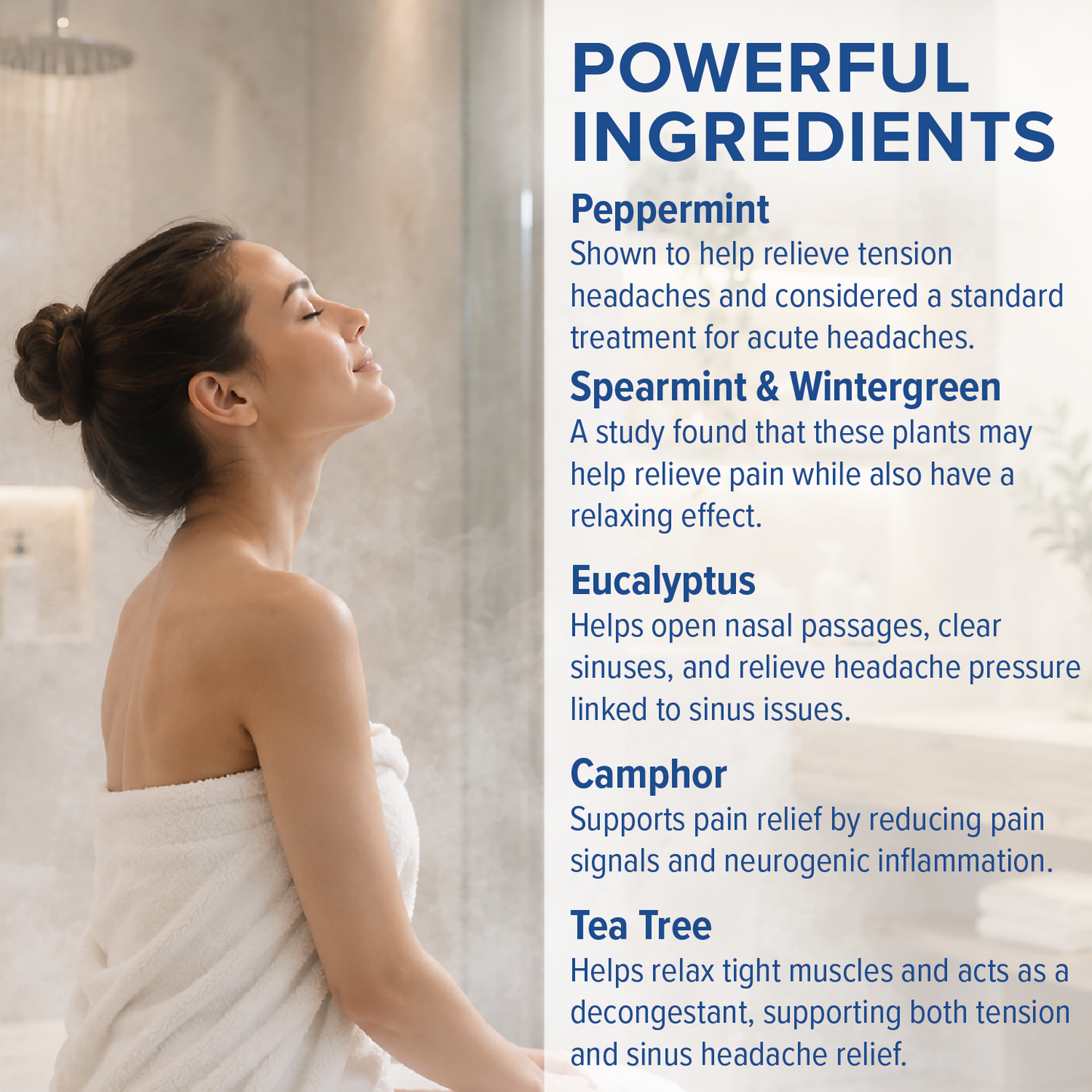 Migraine Shower Spray