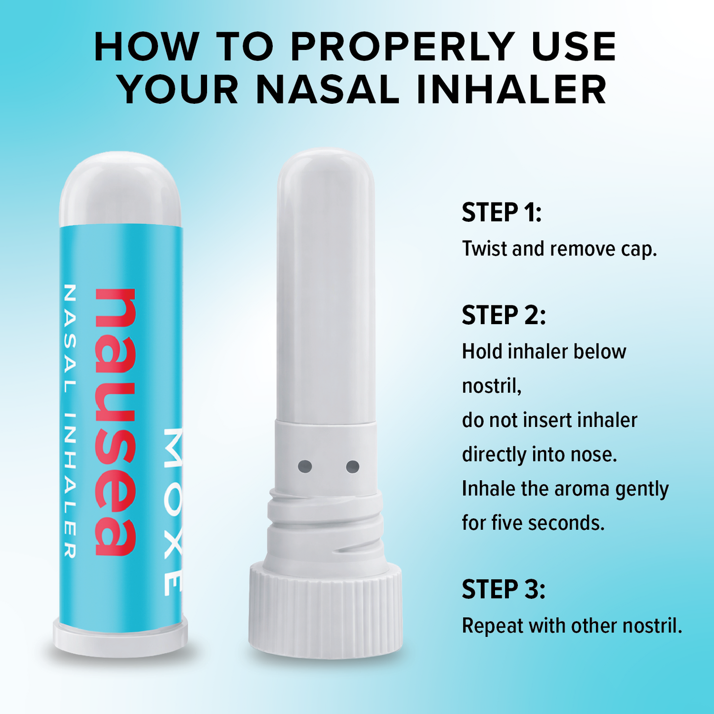 Nausea Relief Nasal Inhaler