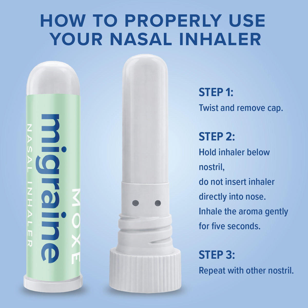 Migraine Relief Nasal Inhaler