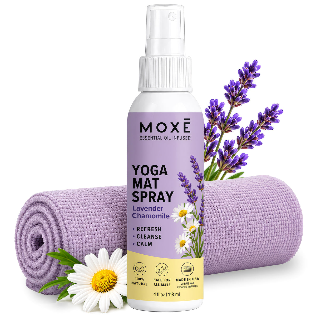 Lavender Chamomile Yoga Mat Cleaning Spray