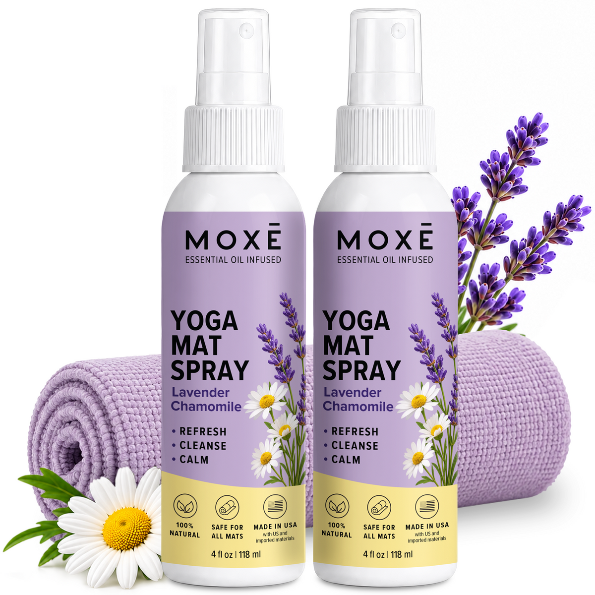Lavender Chamomile Yoga Mat Cleaning Spray