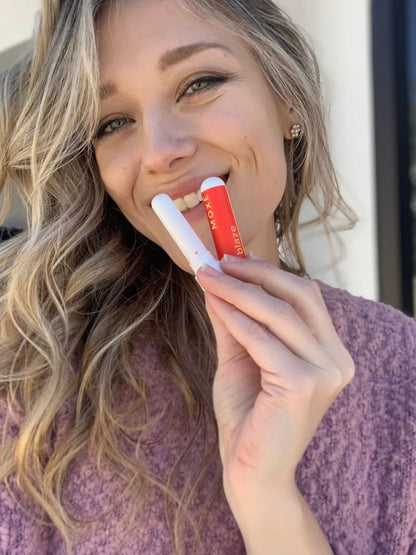 Person Holding MOXĒ Blaze Aromatherapy Nasal Inhaler