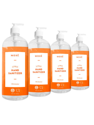 
                
                    Load image into Gallery viewer, Pack of 4 MOXĒ Citrus Hand Sanitizer
                
            