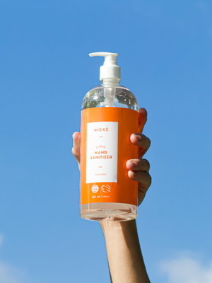 
                
                    Load image into Gallery viewer, Best-selling 32 oz MOXĒ Citrus Hand Sanitizer
                
            