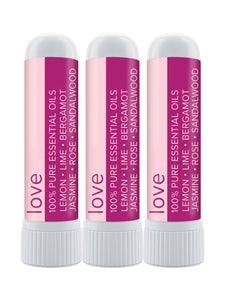 Pack of 3 MOXĒ  Love Aromatherapy Nasal Inhaler