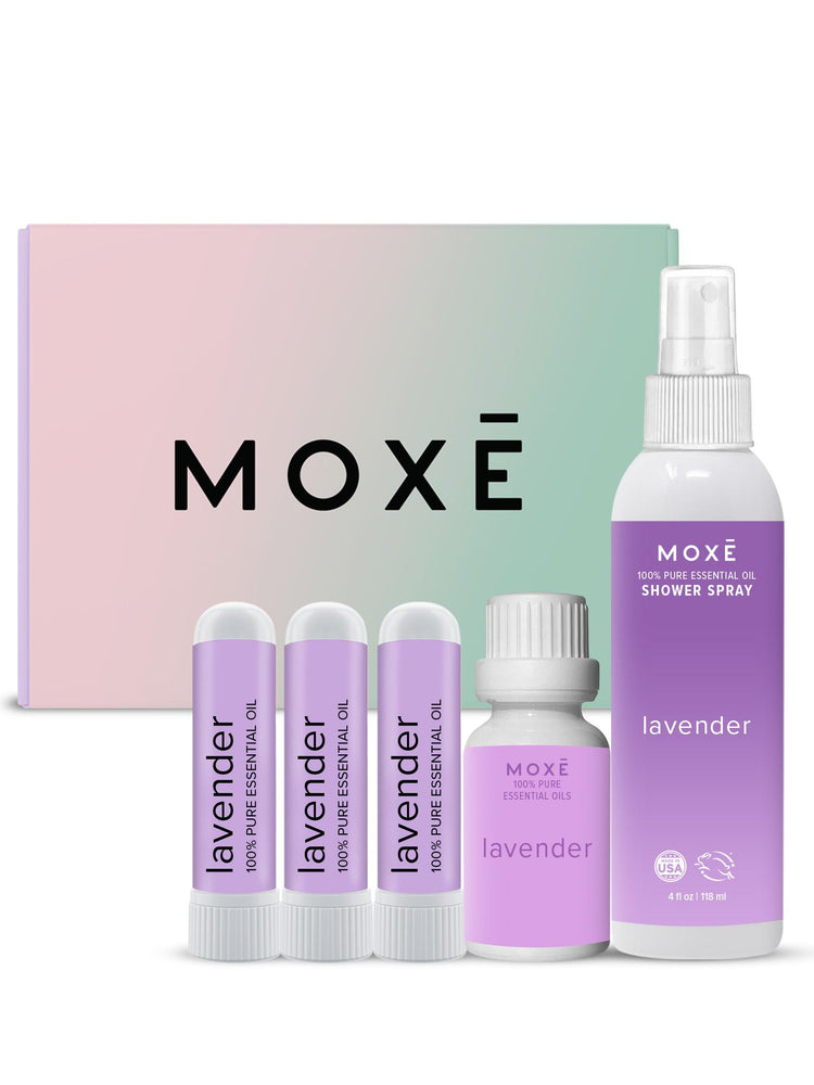 
                
                    Load image into Gallery viewer, MOXĒ Lavender Aromatherapy Gift Set
                
            