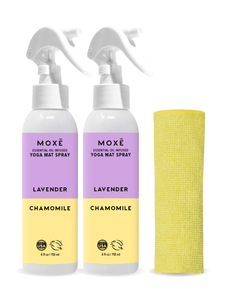 MOXĒ Lavender Chamomile Yoga Mat Spray 2-Pack