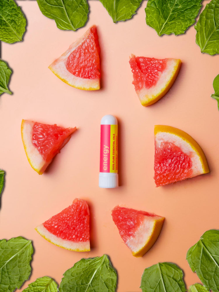 
                
                    Load image into Gallery viewer, MOXĒ Energy Aromatherapy Nasal Inhaler with Ingredients Grapefruit, Spearmint, Bergamot, and Sandalwood
                
            